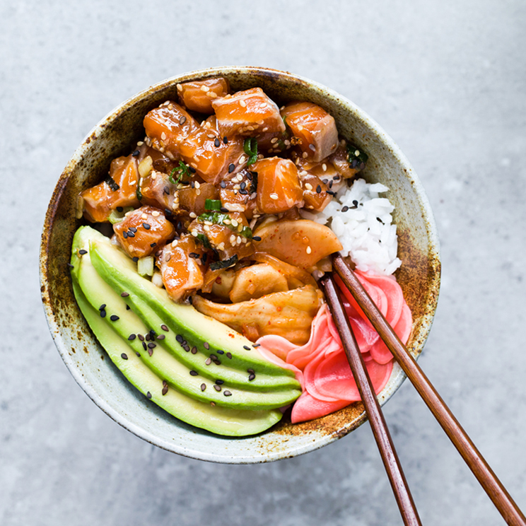 Poke au saumon